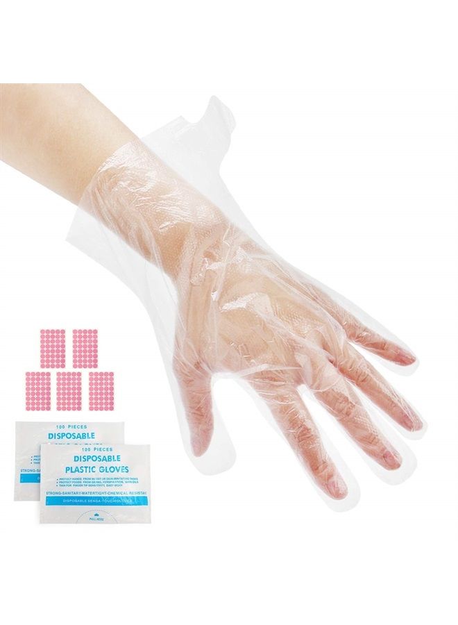 Segbeauty 200pcs Paraffin Wax Gloves, Paraffin Bath Liners for Hand, Plastic Thermal Mitten Bags Mitt Liner Covers for Paraffin Wax Refills Hot Wax SPA thera-py treat-ment Paraffin Wax Machine - Image 1
