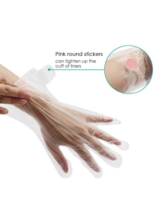 Segbeauty 200pcs Paraffin Wax Gloves, Paraffin Bath Liners for Hand, Plastic Thermal Mitten Bags Mitt Liner Covers for Paraffin Wax Refills Hot Wax SPA thera-py treat-ment Paraffin Wax Machine - Image 4