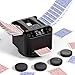 INNCNN 2in1 Automatic Card Shuffler and Dealer Machine with 4 Remotes for 12 Decks USBC Rechargeable Supports 112 Players Programmable for Poker UNO Blackjack Texas Holdem - Image 3