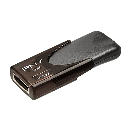PNY Turbo Attache 4 USB 3.0 فلاش درايف خفيف الوزن وموثوق وقابل للنقل لتخزين البيانات بسهولة ونقل البيانات بسرعة (32GB، أسود) - Image 2
