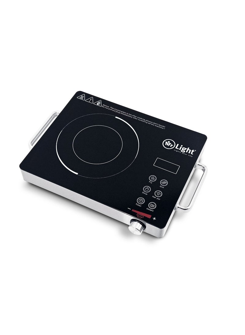 Mr. Light Mr Light Infrared Cooker With Touch Control And Timing Function Suit For Any Pot,2000W,Black - Image 1
