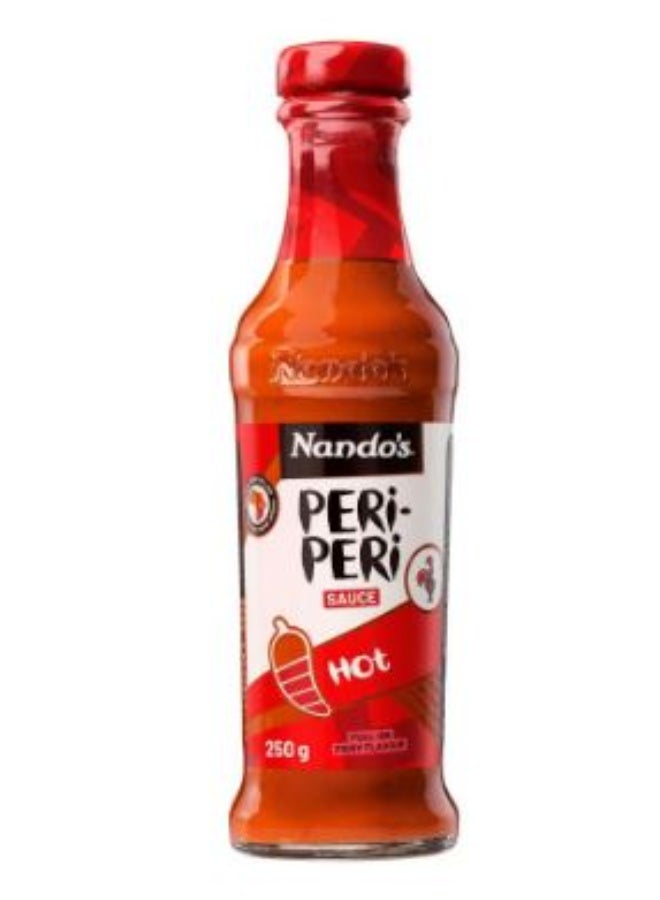 Nando's Hot Peri-Peri Sauce 250grams - Image 1