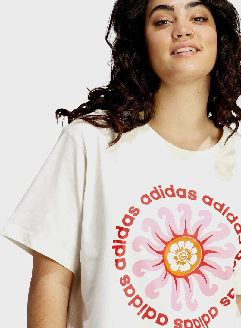 adidas تيشيرت فارم (حجم كبير)