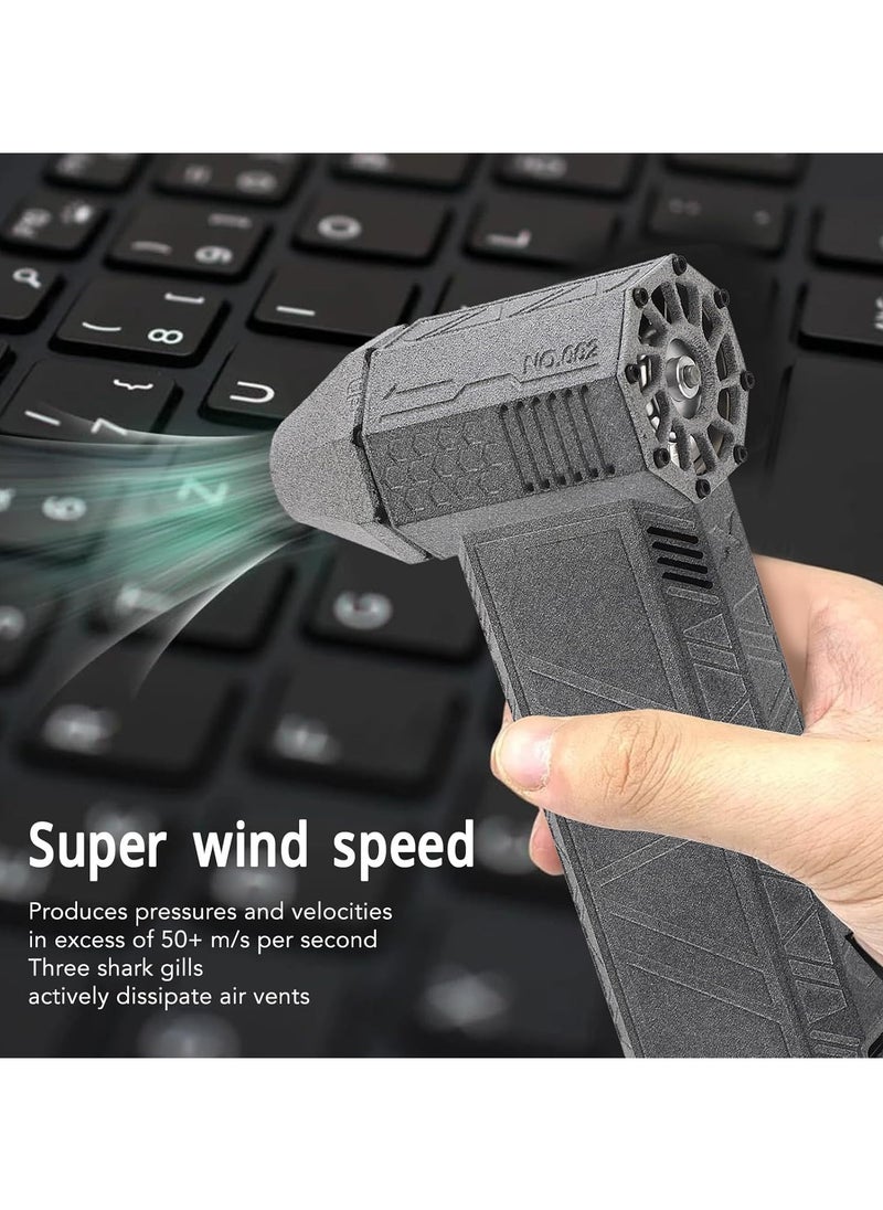 ELTRAZONE Air Blower Super Jet Fan | 120,000 RPM Portable Mini Jet Blower | Cordless Turbo-Powered Mini Blower for Car Cleaning, Camping, Outdoors | Jet Dry Blower for Drying, Dusting, and General Cleaning | Lightweight and Compact Design  - Image 1
