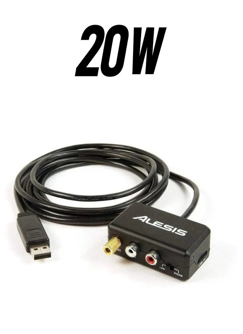 Alesis PHONOLINK Phono to PC Cable - pzsku/ZC09B39A9FB35DBB4A214Z/45/_/1738233587/1a81c373-dc69-4e39-92ba-8557719b9b41