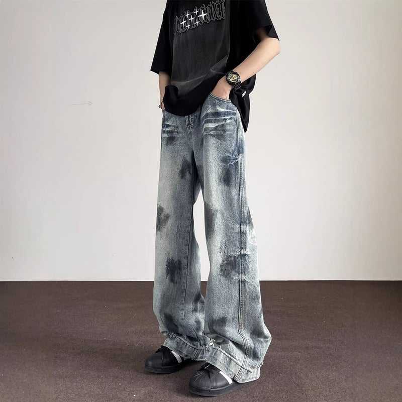 Unisex Casual Daily Denim Jeans - Image 2