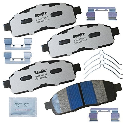 Bendix Fleet Metlok MKD1083FM Semi-Metallic Front Brake Pads for Ford F-150 2009-2004, Lobo 2005-2004 - Image 1