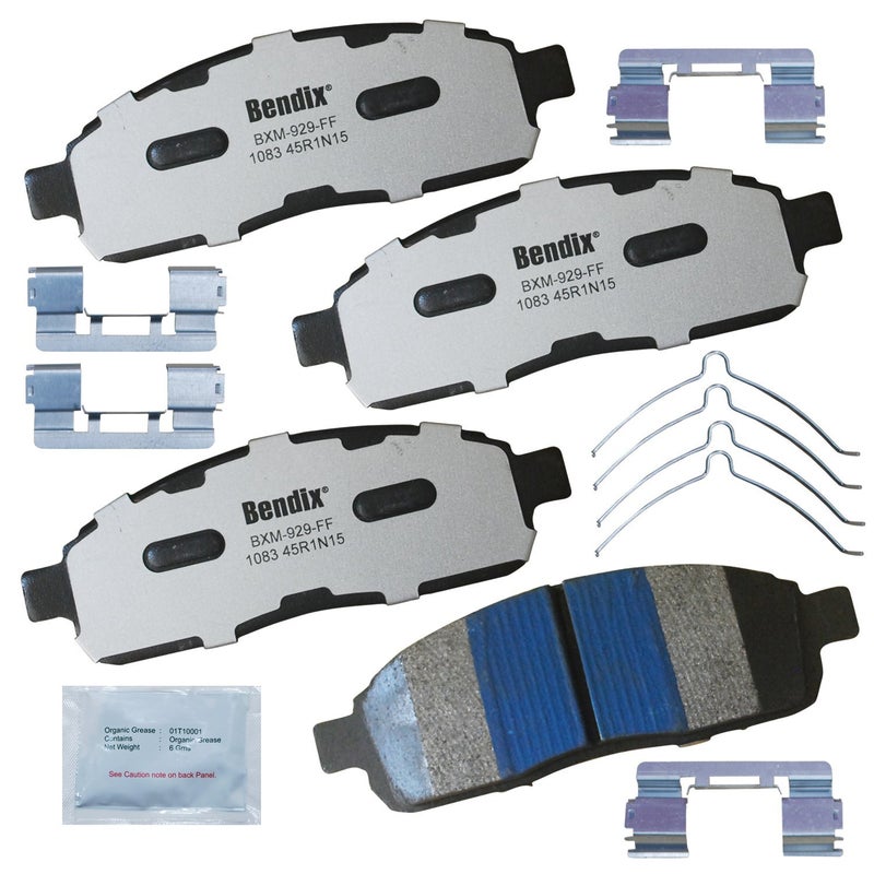 Bendix Fleet Metlok MKD1083FM Semi-Metallic Front Brake Pads for Ford F-150 2009-2004, Lobo 2005-2004 - Image 5