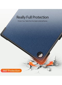 Dux Ducis Domo Series Horizontal Flip Magnetic PU Leather Case with Three folding Holder For Samsung Galaxy Tab A8 X200/X205 10.5 Inch (Blue) - pzsku/ZC09B504A64C6A5405E00Z/45/_/1677613428/48589e8a-a386-4dca-afdd-88e66c86a4ac