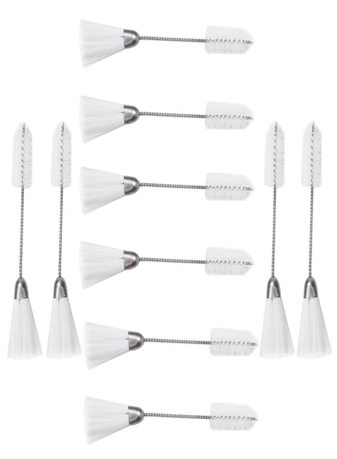 10 Pcs Nylon Stainless Steel Sewing Machine Cleaning Brush Household Sanitary Tool - Image 3