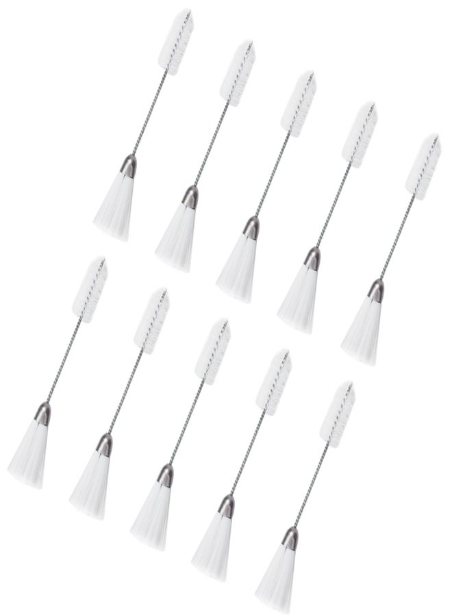 10 Pcs Nylon Stainless Steel Sewing Machine Cleaning Brush Household Sanitary Tool - Image 1
