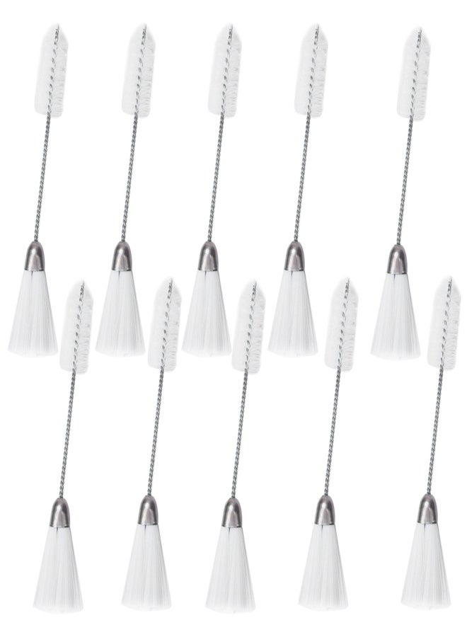 10 Pcs Nylon Stainless Steel Sewing Machine Cleaning Brush Household Sanitary Tool - Image 2