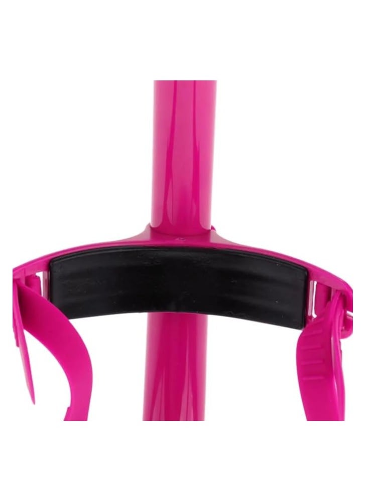 CONQUEST Front Snorkel Swimming Snorkel with Silicone Mouthpiece Comfortable and Safe Swimming Experience Pink  - Image 3
