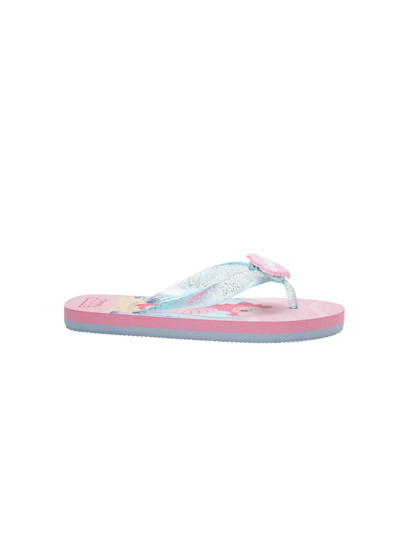 Bata Printed T-Strap Slippers