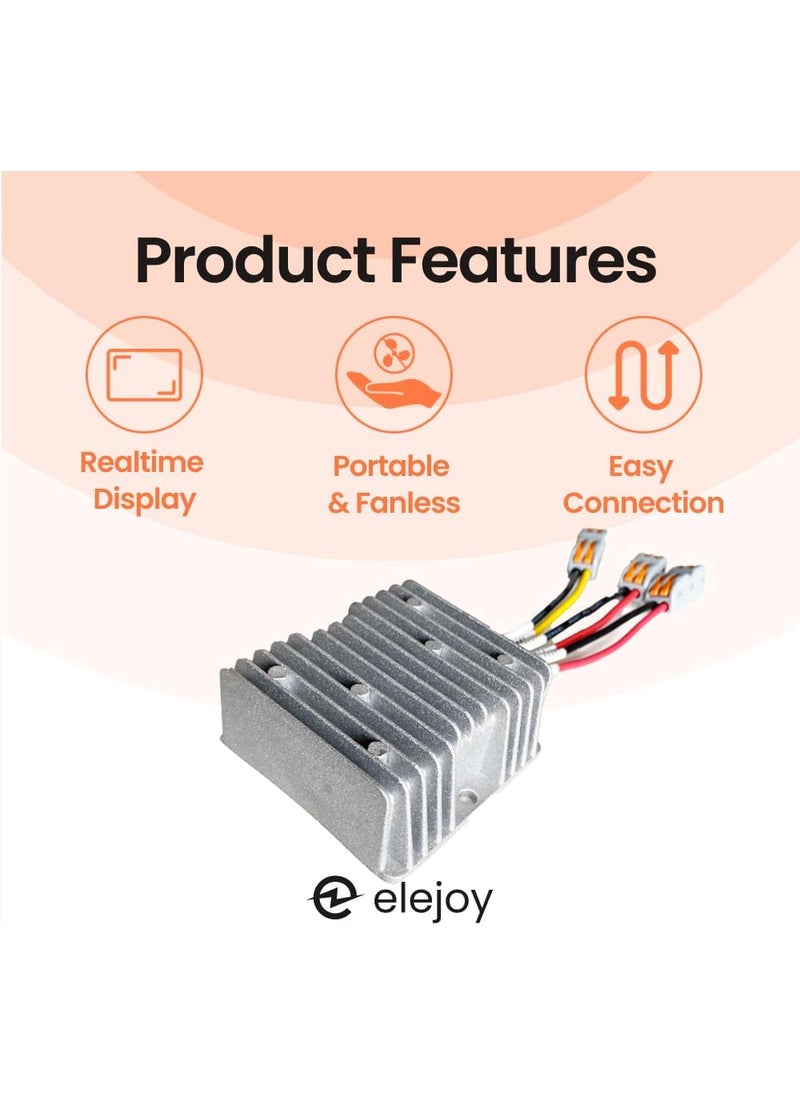 elejoy 20 Amp 146V MPPT Solar Charge Controller  IP65 Waterproof  146V LiFePO4 Lithium Iron Phosphate Battery  UltraCompact and Lightweight  - Image 4
