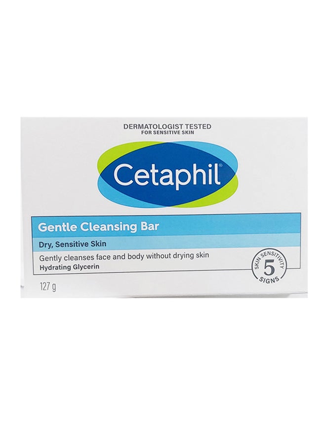 Cetaphil Gentle Cleansing Bar Hypoallergenic White 127grams - Image 2