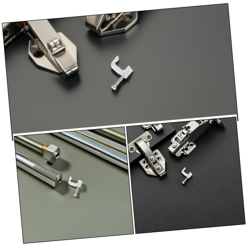 300pcs White Cable Clips for Ethernet Speaker Wires Easy Installation Cable Management Tacks - Image 4