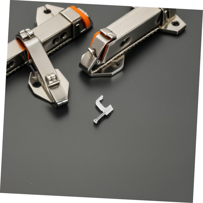 300pcs White Cable Clips for Ethernet Speaker Wires Easy Installation Cable Management Tacks - Image 5