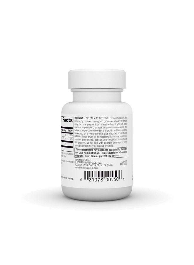 Source Naturals Source Naturals Sleep Science Melatonin* 3 mg - 60 Tablets  - Image 4