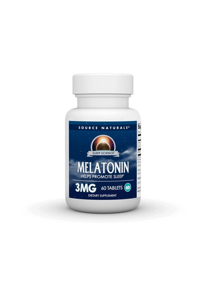 Source Naturals Source Naturals Sleep Science Melatonin* 3 mg - 60 Tablets  - Image 1