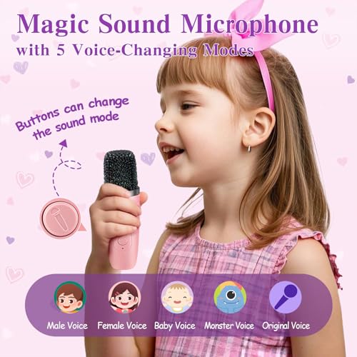 Toylink Unicorn Gifts for Girls Age 4 5 6 7 8 9 10 Kids Unicorn Toys with Mini Karaoke MachineGlowing BlanketNight LightHeadbandBracelets Birthday Graduation Gifts for Daughter Niece - Image 5