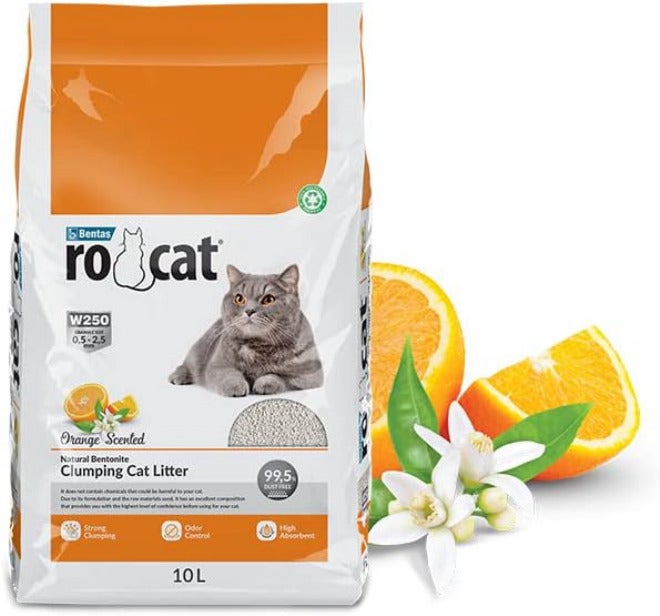 RoCat Ro-Cat- Compact Cat Litter Orange 10L - Image 2