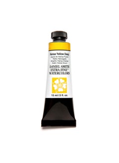 Daniel Smith Daniel Smith Extra Fine Watercolor 15ml Paint Tube, Hansa Yellow Deep  - Image 1