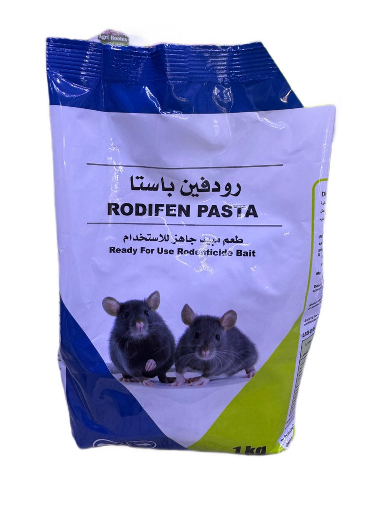 Rodifen Mouse & Rat Killer Pasta – Fast Action Formula 1kg - Image 2
