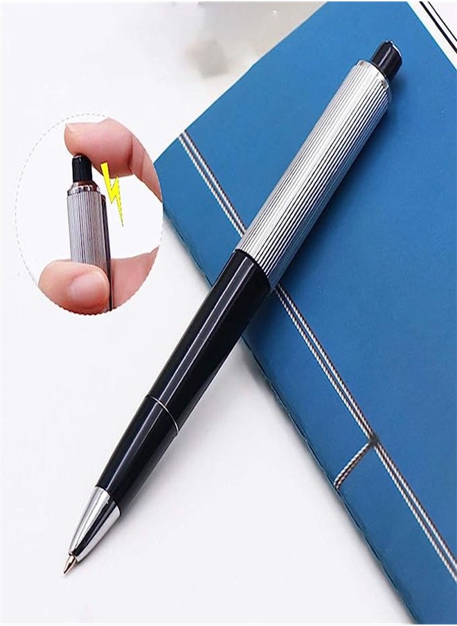 Goolsky Goolsky Fun Electro Shock Pen 2PCS, Writing Black Plastic Ballpoint Shocking Pens Ball Pen Prank Joke Trick Toys Pen Funny Gadget Toy for School Students  - Image 3