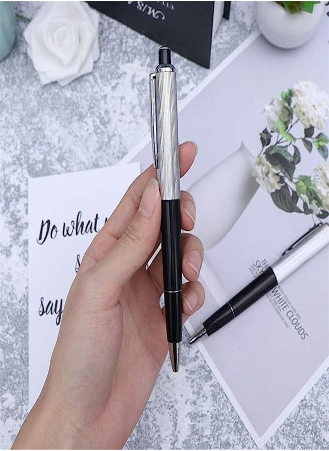 Goolsky Goolsky Fun Electro Shock Pen 2PCS, Writing Black Plastic Ballpoint Shocking Pens Ball Pen Prank Joke Trick Toys Pen Funny Gadget Toy for School Students  - Image 4