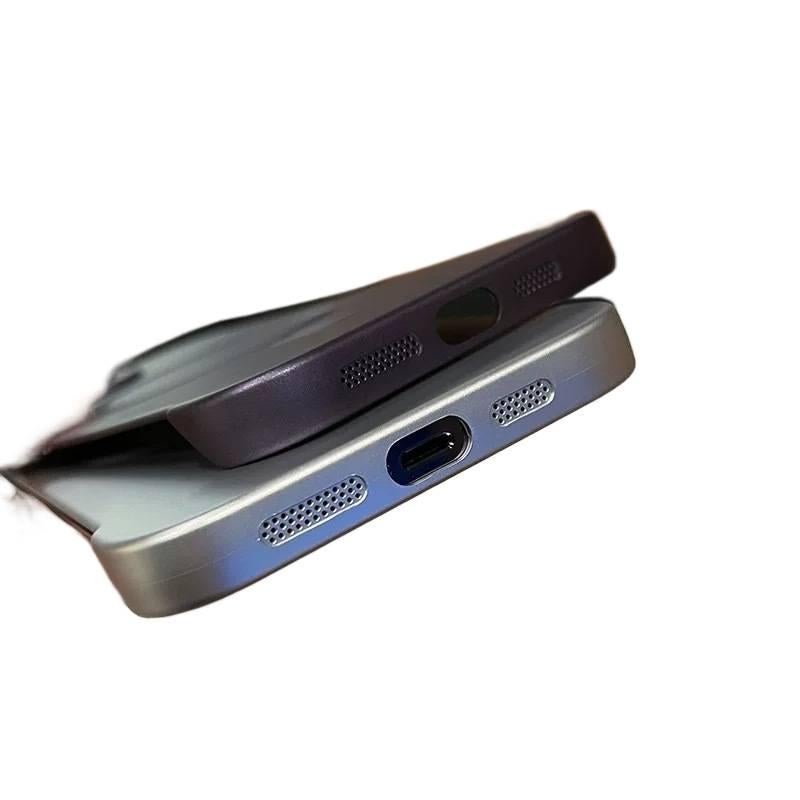 غطاء MagSafe بPC لـ iPhone 17 / 17 Air / 17 Pro / 17 Pro Max مع مقاوم للصدمات وحماية من السقوط مع مقاوم للصدمات مع مغناطيس قوي مع تصميم بدون إطار باللون Plum مغناطيسي - Image 5