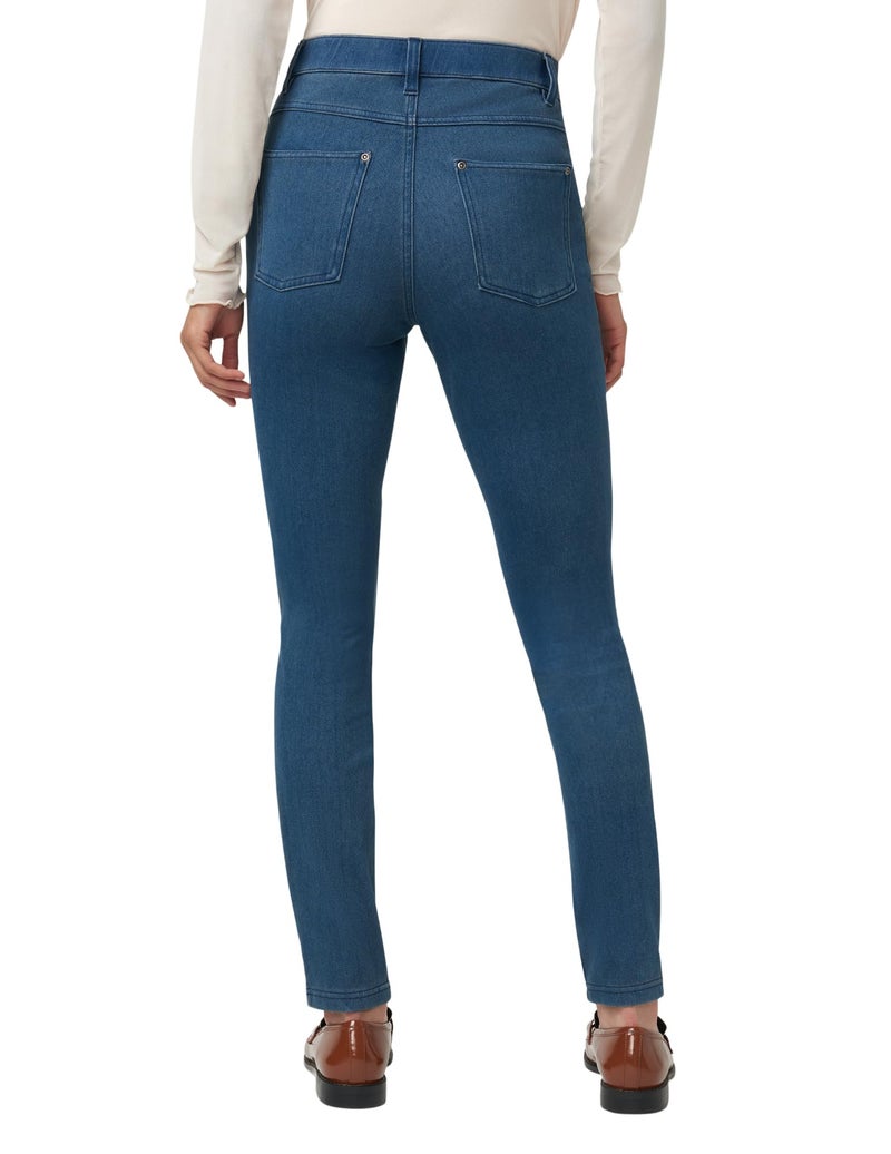 Hue Women's Ultra Soft High Waist Denim Leggings Sockshosiery, -steely Blue, Medium - Image 2
