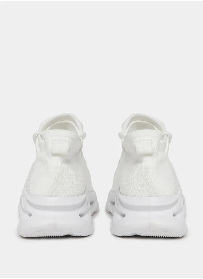 Styli Patterned Sole Trainer Shoes