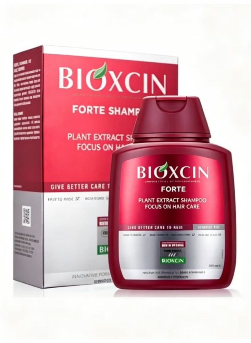 Bioxcin 8X Forte Anti-Oil Shampoo with Biotin & Caffeine, pH 5.5, 300ml - Image 4