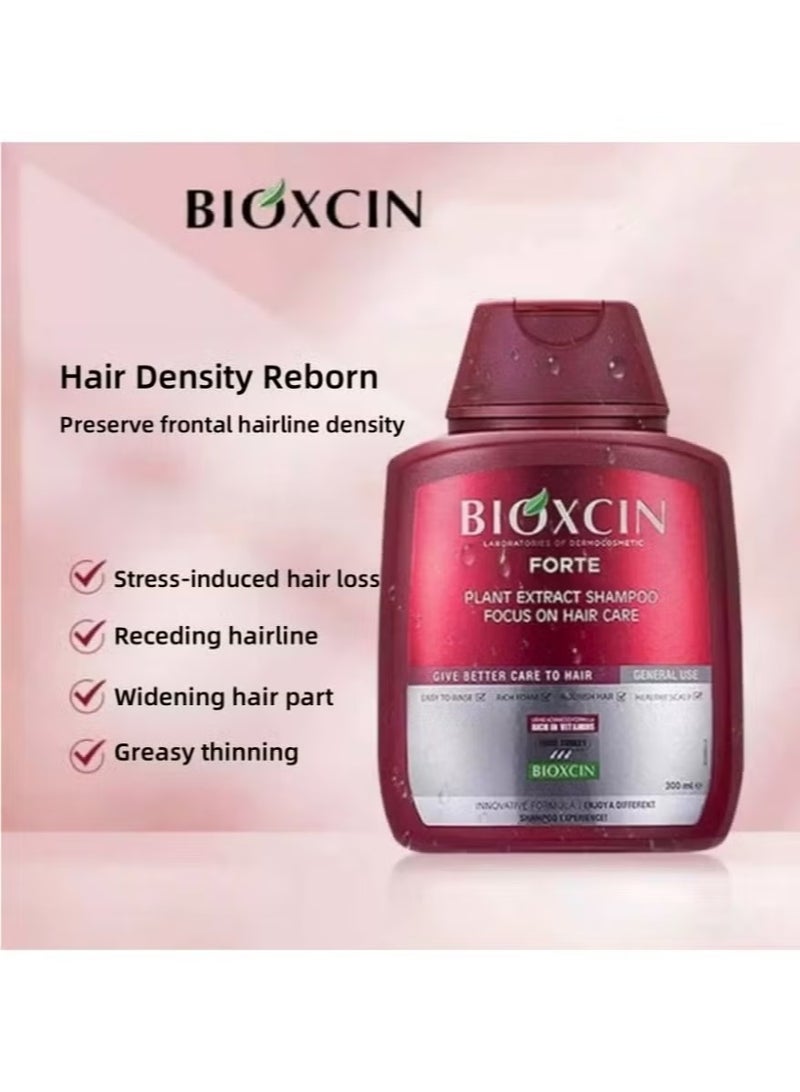 Bioxcin 8X Forte Anti-Oil Shampoo with Biotin & Caffeine, pH 5.5, 300ml - Image 3