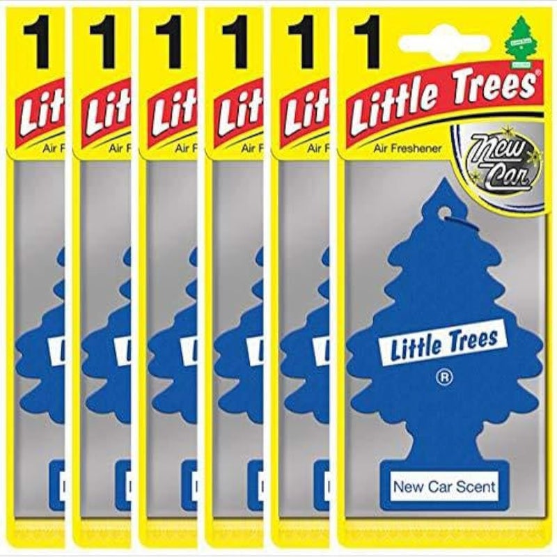 Air Freshener Tree MTZ02 New Car Fragrance For Car Home Boat Caravan - Six Pack, Blue General purpose premium build - Image 1