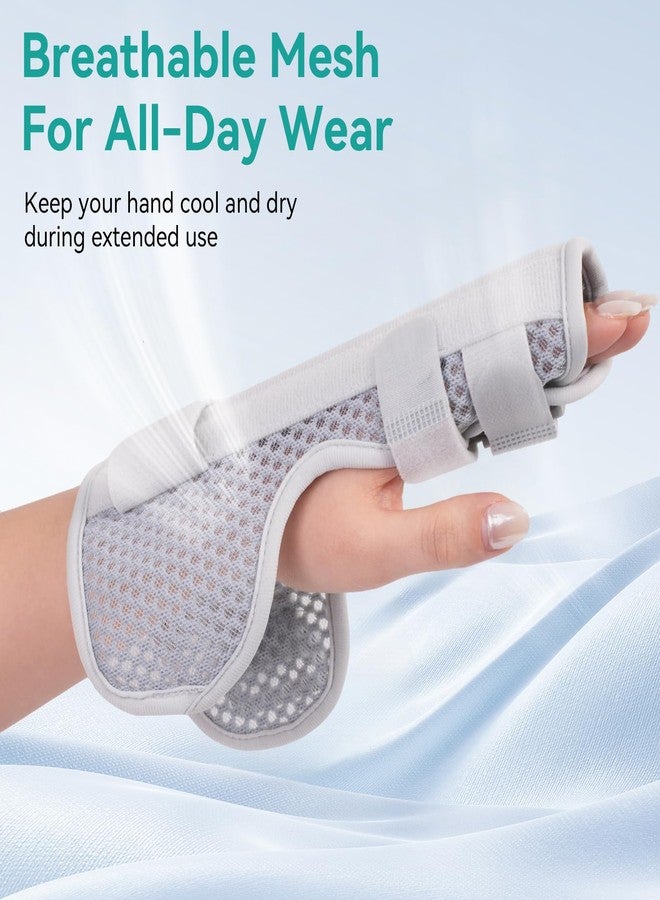 Lefeke Trigger Finger Splint, Multi Finger Brace for Middle, Index, Pinky, or Ring Fingers, Hand Brace with Finger Support, Straightening Immobilizer for Broken Fingers, Arthritis, Contractures (Breathable Summer Styles) - Image 2