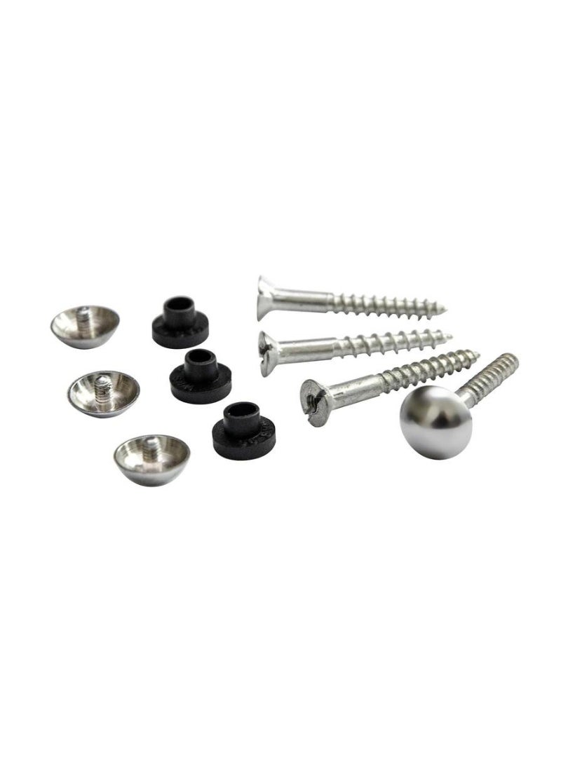 ACE Diall Steel Mirror Dome Screw Pack 4 x 35mm 4Pcs 
