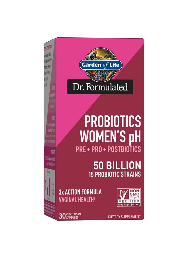 Garden of Life - Garden of Life Dr Formulated Once Daily 3-in-1 Complete Prebiotics, Postbiotics & Probiotics for Women, PRE + PRO + POSTBIOTIC Supplement for Women’s Digestive, Immune & Vaginal Health, 30 Day Supply - Image 1