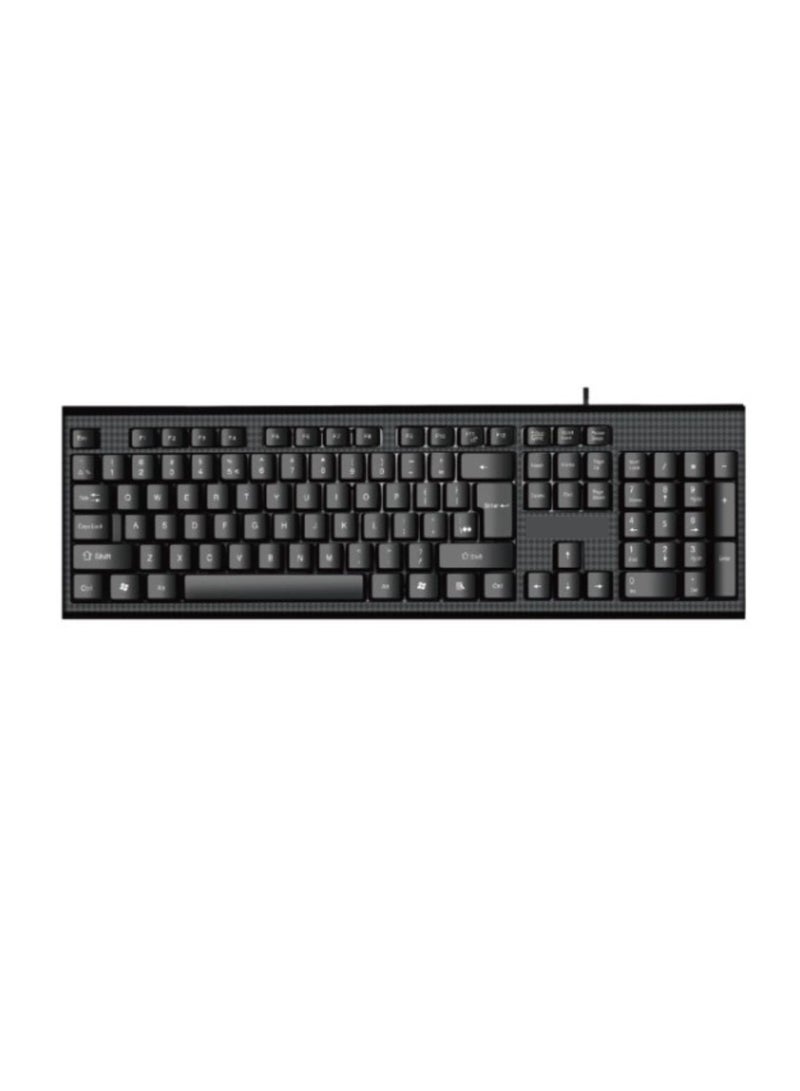 Terabyte USB Desktop Keyboard BLACK - Image 2