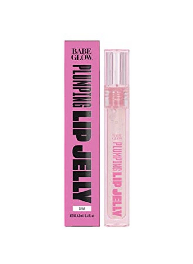 Babe Lash Babe Original Babe Glow Plumping Lip Jelly High Shine Lip Plumping Gloss For Fuller Thicker Lips Moisturizing Hydrating And Soothing Clear - Image 1