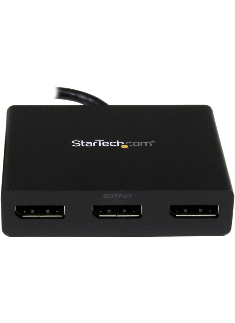 Startech.com StarTech.com 3-Port DisplayPort 1.2 Splitter, DisplayPort to 3x DP Multi-Monitor Adapter, Dual 4K 30Hz and 1080p 60Hz Computer MST Hub, Windows Only (MSTDP123DP)  - Image 2