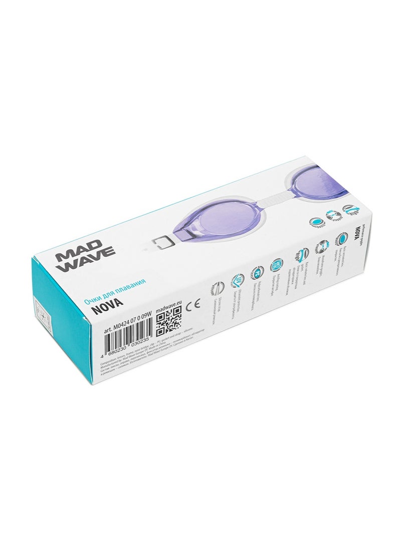 ماد ويف نظارات سباحة تدريبية ماد ويف نوفا للبالغين – للجنسين – باللون البنفسجي - Image 4