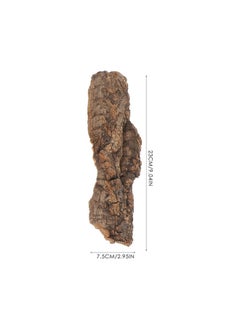 balacoo balacoo Terrarium Tree Bark: 4pcs Reptile Bark Decoration Natural Cork Bark Backdrop Reptile Tank Background Leopard Cork Bark - Tarantula Enclosure Accessories  - Image 3