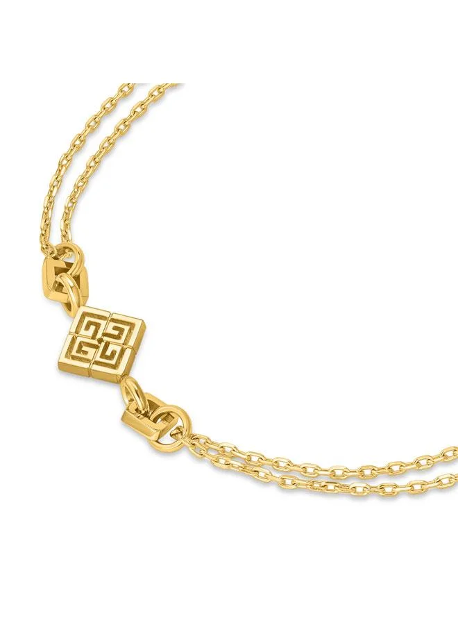 غاي لاروش Vivienne Yellow Gold Plated Stainless Steel Chain Bracelet for Women