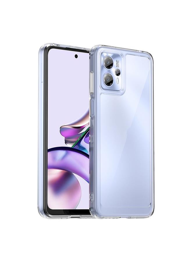 اس-توب جراب لهاتف Motorola Moto G23 من سلسلة ملونة من الأكريليك + جراب هاتف TPU - Image 1