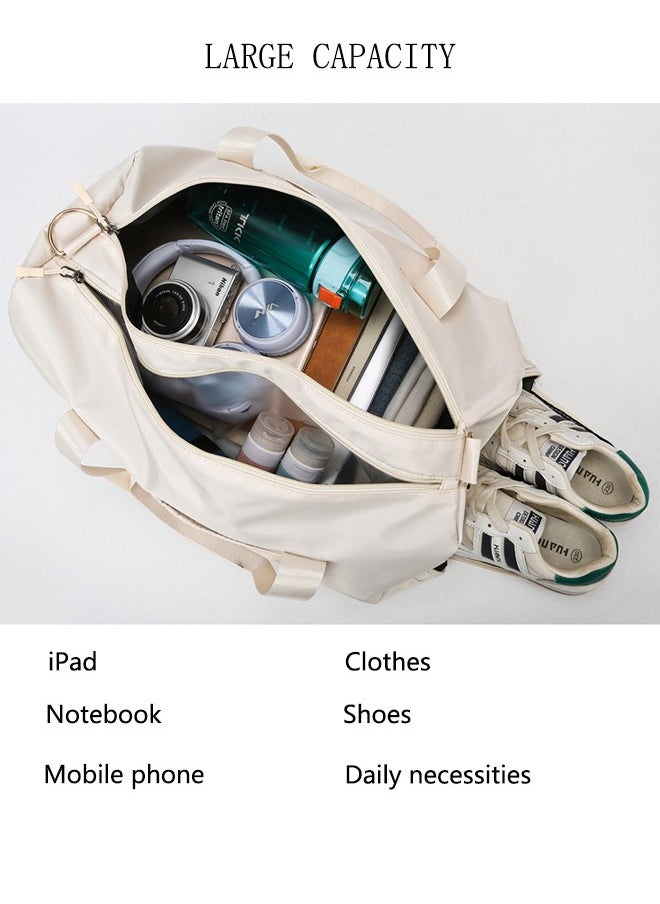 DUNISO - Sports Gym Bag with Wet Pocket & Shoes Compartment, Weekender Overnight Bag for Travel Gym Yoga Travel Duffel Bag for Men and Women Lightweight - Image 1