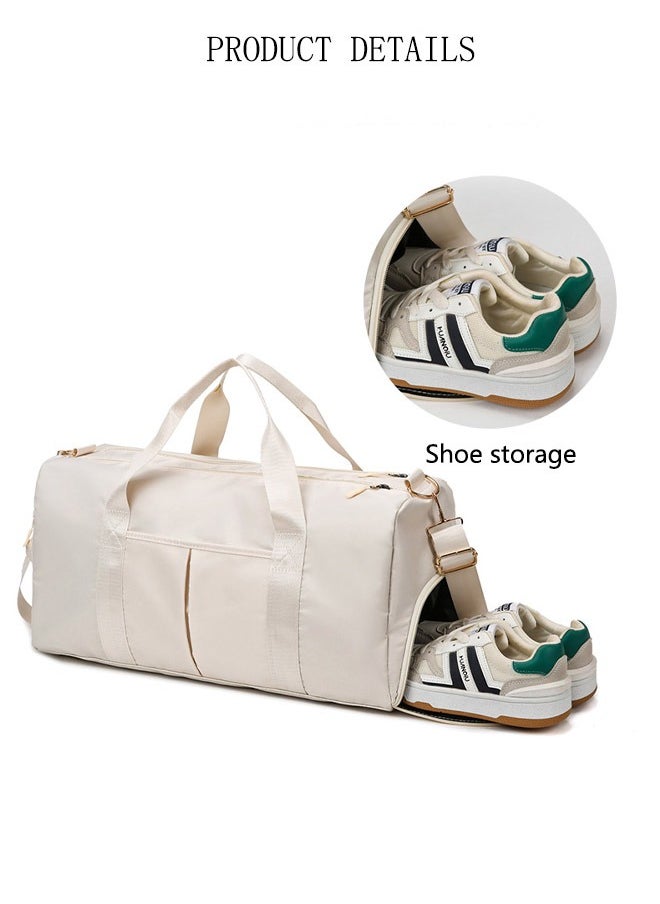 DUNISO - Sports Gym Bag with Wet Pocket & Shoes Compartment, Weekender Overnight Bag for Travel Gym Yoga Travel Duffel Bag for Men and Women Lightweight - Image 1