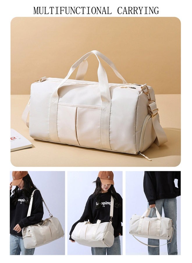 DUNISO - Sports Gym Bag with Wet Pocket & Shoes Compartment, Weekender Overnight Bag for Travel Gym Yoga Travel Duffel Bag for Men and Women Lightweight - Image 1