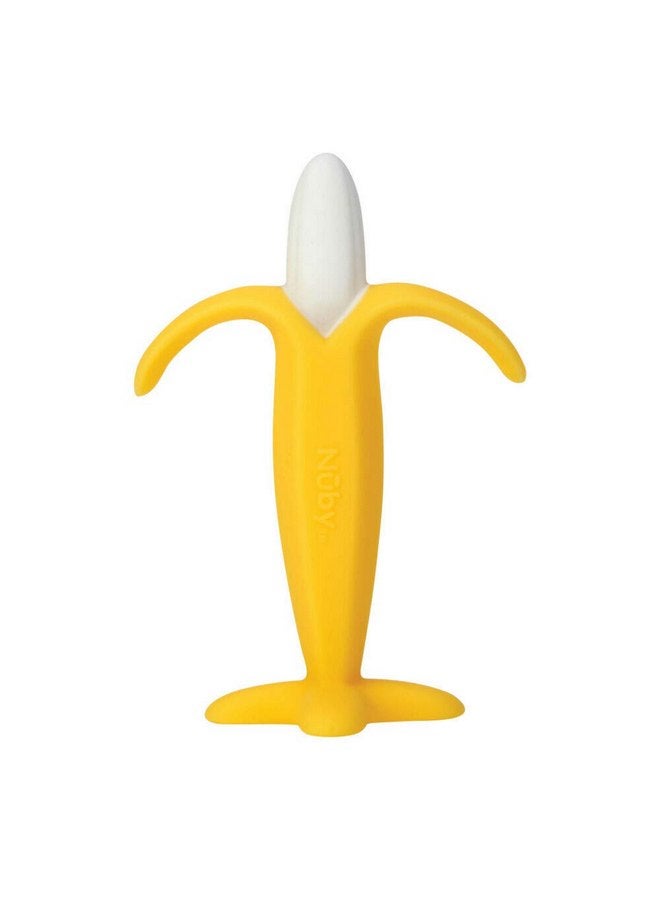 Nuby Soothing Banana Teether, Yellow , 5 Inch (Pack of 1)